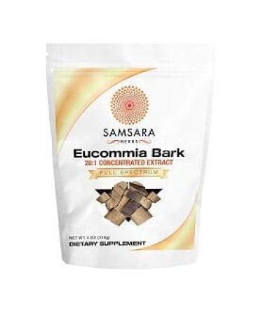 Samsara Herbs Eucommia Extract Powder - 20:1 Concentrated Extract (4oz/114g) 4 Ounce (Pack of 1)
