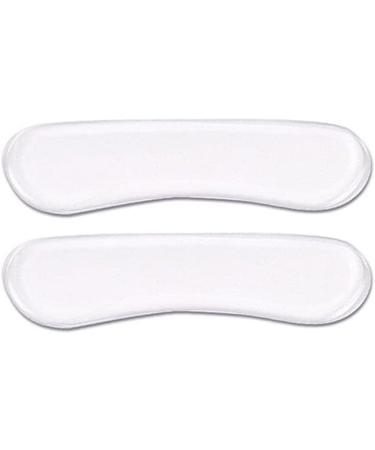 Muyin Heel Cup Gel Pads - Anti-Wear Forefoot Pillows for Men | Comfort for Achilles Treatment & Cracked Heels - Size S Transparent - Buy Online on GoSupps.com