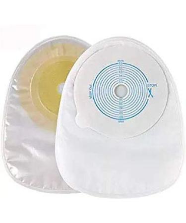 Disposable Colostomy Bags One-Piece Closed Stoma Bag Ostomy,Max Cut to Fit 20-65MM (3/4"-2 1/2") Pack of 10 PCS Ostomy-C001