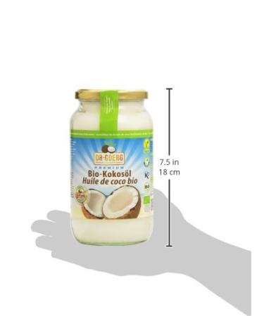 Buy Dr. Goerg Premium Organic Coconut Oil - 1000 ml | Pure & Natural | International Shipping Available - Buy Online on GoSupps.com