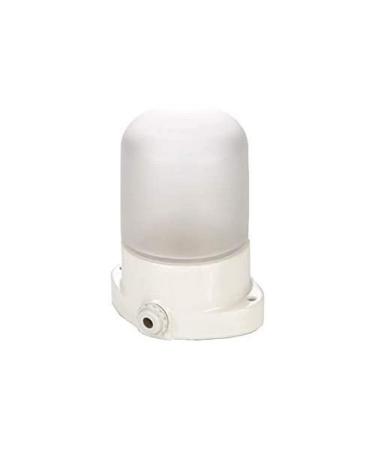 eliga light for sauna with frosted glass dome