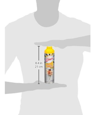Crisco Butter Flavor No-Stick Cooking Spray 6 oz - Pack of 12 - Buy Online on GoSupps.com