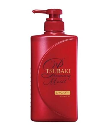 Tsubaki Premium Moist Shampoo 490ml - Daily repair damaged hair from the core. Restore moisture & shine down to the tips.