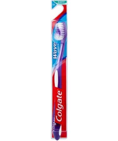 Colgate Wave Compact Head Toothbrush Comfort Fit Soft - 6 Pack - Buy Online on GoSupps.com