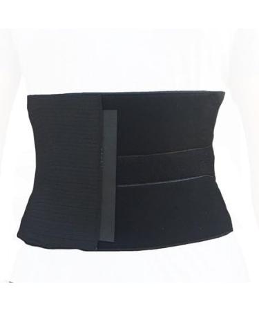Alpha Medical Abdominal Binder Support Wrap - Standard Length Black 10 High | Hernia Support and Reduction Device - Up to 50 Inch - Buy Online on GoSupps.com