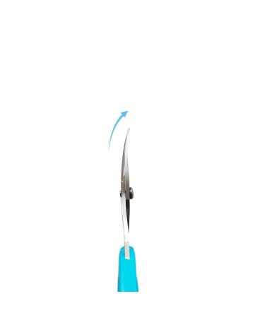 ALLEX Ostomy Scissors - Curved Blunt Tips - Made in Japan - Small Scissors for Colostomy Bag and Wafer - Buy Online on GoSupps.com