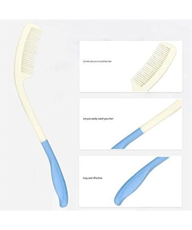 Long Reach Handled Comb Hair Brush for Elderly Limited Dexterity Or Arthritis Arm Weakness Seniors Combing Hair Tool A - Buy Online on GoSupps.com