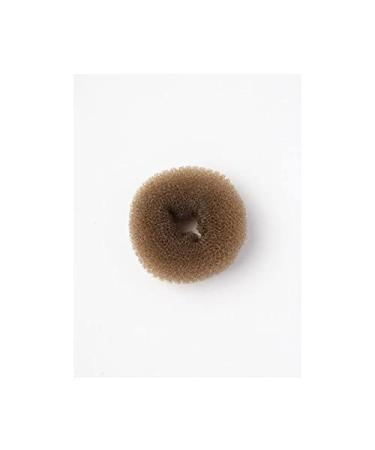 Small Blonde brown black Hair Bun Shaper Former Donut Ring Styler (small brown)