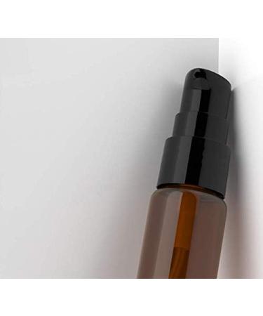 12Pcs 10ml/0.34oz Brown Lotion Pump Bottle with Black Press Pump Head Empty Refillable Makeup Cosmetic Toiletries Liquid Container Dispenser for Emulsion Body Wash Shampoo - Buy Online on GoSupps.com