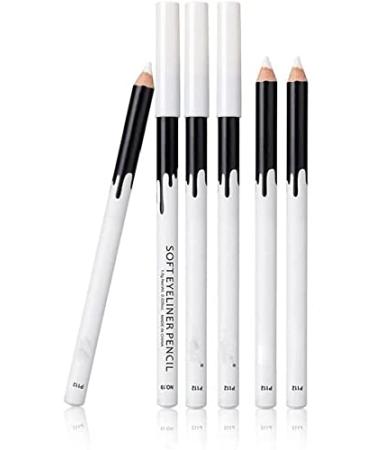 1 Piece White Eyeliner Pencil Smooth Cosmetic Beauty Tool Long Lasting Makeup Eyeliner Professional Higher White - Buy Online on GoSupps.com