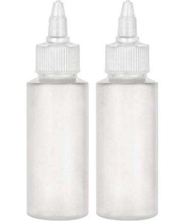 BRIGHTFROM Twist Top Applicator Bottles Squeeze 2 OZ Empty Plastic Bottles Refillable Open/Close Nozzle - Multi Purpose (Pack of 2) - Buy Online on GoSupps.com