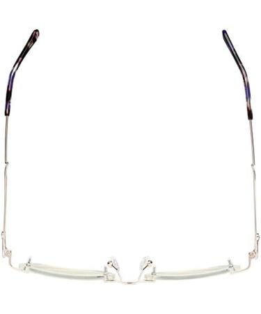 Eyekepper Rimless Blue Light Blocking Glasses for Women - Stylish Gold Frame with Purple Tips UV420 Protection Anti Eye Strain Relief - Buy Online on GoSupps.com