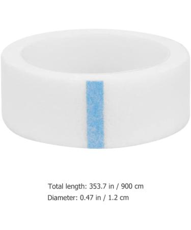 Beaupretty 20 Rolls Eyelash Tape for Lash Extensions Eyelash Lifting Tapes White Tape Garment Tape Makeup Artist Must Haves Lash Extension Supplies Make up Tape Strips Non-woven Fabric - Buy Online on GoSupps.com