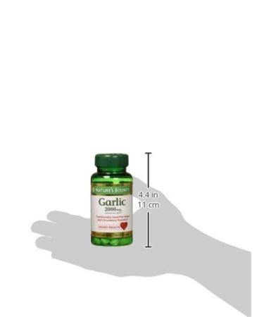 Nature's Bounty Garlic 2000mg Tablets 120 Count - Immune Support Supplement - Buy Online on GoSupps.com