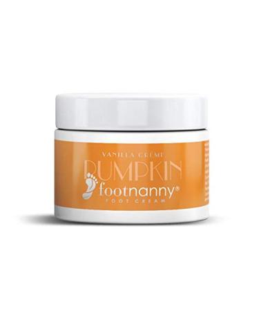 Footnanny - Pumpkin Vanilla Foot Cream - Soothes Cracked Heels and Dead Skin with an Old Fashion  Invigorating Formula