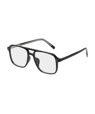 Eyewear Reading Glasses Anti Blue Light Blocking Computer Readers Fashion Anti Glare Big Frame Flat Light Mirror 3.00 C6