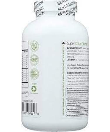 Colon Cleanse Capsules 625mg - 200 Count - Buy Online on GoSupps.com