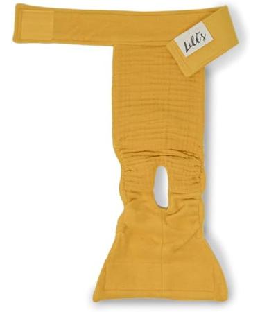 Lill's Organic Cotton Fuse Pants for Women | Flexible Closure Washable & Extra Absorbent | XS to XXL | Amber Yellow - Buy Online on GoSupps.com