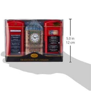 New English Teas Heritage Selection Triple Tea Tins 28 Teabag Gift Pack Big Ben 15.5 x 11.5 x 5.5 cm approx. (Pack of 3) - Buy Online on GoSupps.com