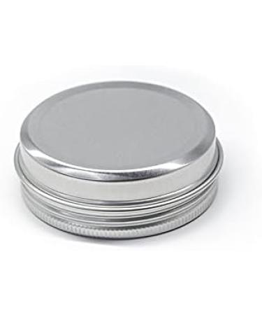 Zeoabsy 50 Pack 60ml Silver Aluminum Tin Cans with Screw Cap & Viewing Window - Ideal for DIY Ointments Candles Cosmetics & Shaving Soap - Buy Online on GoSupps.com