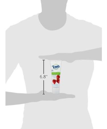 Tom's of Maine Children's Anticavity Fluoride Toothpaste - Silly Strawberry 4.2oz - Buy Online on GoSupps.com