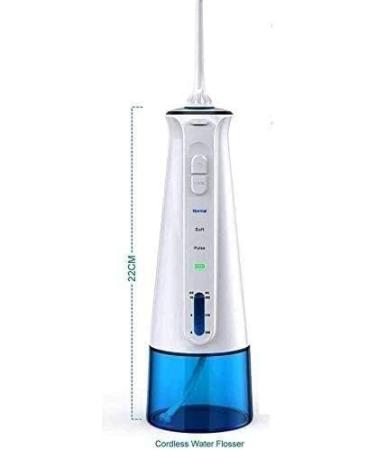 Portable Dental Oral Irrigator - 3 Modes 6 Jet Tips Rechargeable & Waterproof Teeth Cleaner for Home/Travel - 300ml Detachable Reservoir - Black & White - Buy Online on GoSupps.com