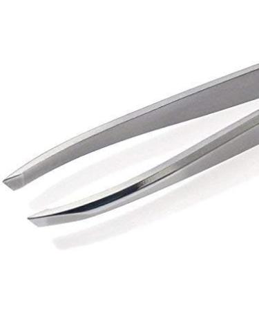 GERMANIKURE Slanted Tweezers in Leather Case - Solingen Germany - Buy Online on GoSupps.com