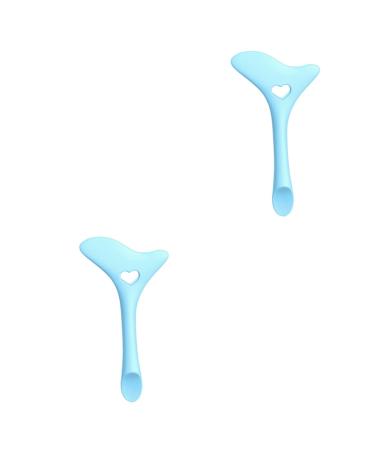 Housoutil 2pcs Eyeliner Aid Eyeshadow Guide Tool Makeup Stencils Aid Tool Lipstick Wearing Aid Eyebrow Pencil