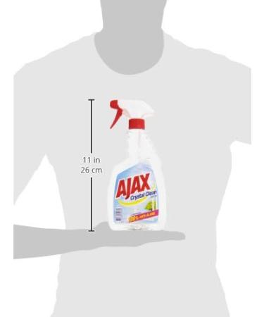 Ajax Crystal Clean Glass Cleaner with Ammonia - 6 Pack (750ml Each) | International Shipping - Buy Online on GoSupps.com