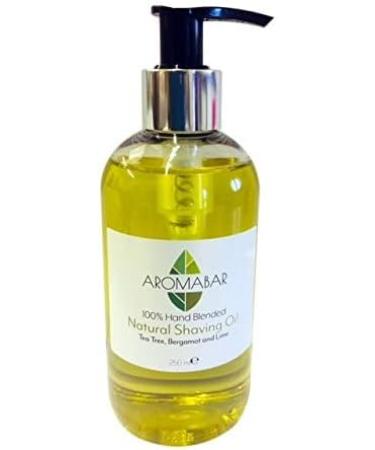 Tea Tree & Lime Natural Shaving Oil 250ml - Bergamot Infused - Buy Online on GoSupps.com
