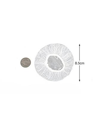 100PCS Disposable Clear Shower Ear Protector Caps - Elastic Bath Cap for Spa, Home, Hotel & Salon - Buy Online on GoSupps.com