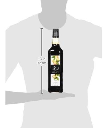 Maison Routin 1883 Iced Tea Peach Syrup Glass Bottle 1000 Milliliter - Buy Online on GoSupps.com