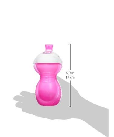Munchkin Click Lock 9oz Sippy Cup 2 Pack - Bite Proof, Pink/Purple & White - Buy Online on GoSupps.com