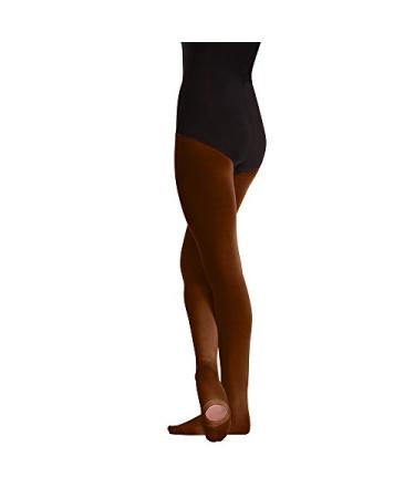 TotalSTRETCH Seamless Knit Waist Convertible Tights COFFEE / Adult - S-M