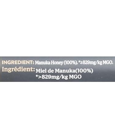 Manuka Honey New Zealand 100% Pure UMF 20+ MGO 829+ Raw & Unfiltered Certified Award Winning Silky Smooth Taste & Texture 250g UMF 20+ 250 g (Pack of 1) - Buy Online on GoSupps.com