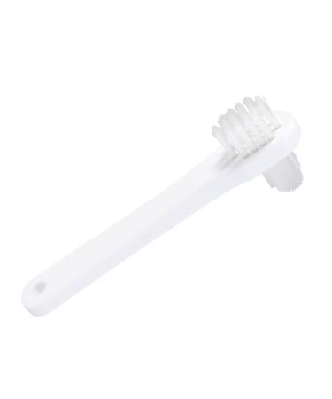 Mobestech 4 pieces hygiene prosthesis cleaner Two -colored prosthesis brush prosthesis cleaning tools double -sided toothbrush home toothbrush false toothbrush dentures