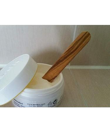 DOM Cream Spatula Set of 6 - Premium Olive Wood Cooking Utensils for International Shipping - Buy Online on GoSupps.com