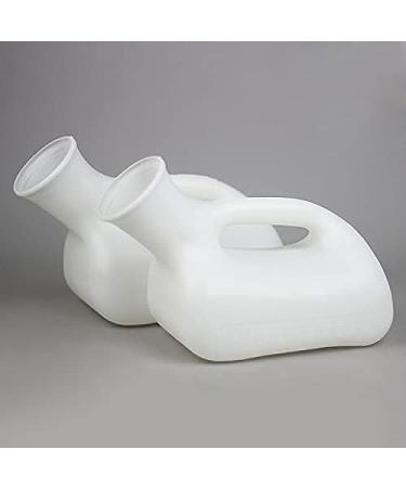 (2 Packs urinals Reusable-1200ML Plastic Material Spill Proof Easy-Grip Handle Comfortable to Use White for Anyone Who's Bedridden Long-Distance Bus Drivers Urinals for Men Happy - Buy Online on GoSupps.com