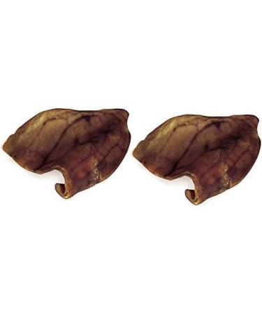 Pig Ears Dog Treat Bulk Packs - 100% All Natural Smoked Pork Savory Tasty Chews(2 Pig Ears) - Buy Online on GoSupps.com