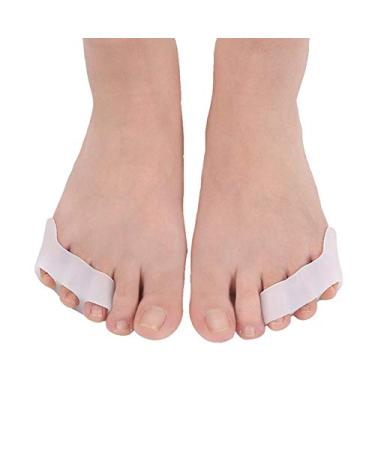Greatangle-Uk silicone-toe separator foot supports 3 holes Small toe-varus correction for overlapping toes foot care for men women