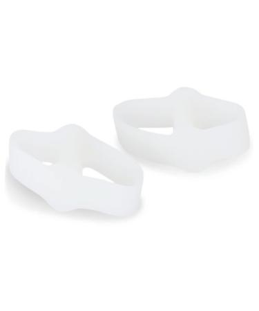 Healeved Gel Bunion Toe Separator Pair for Bunion Relief - White Orthotic Foot Protector - Buy Online on GoSupps.com