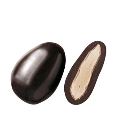 DUPLEIX Reynaud - Dark chocolate almond hearts 1 kg box crunchy intense and indulgent. An ideal box for gifting or enjoying yourself. Perfect for events: weddings baptisms communions