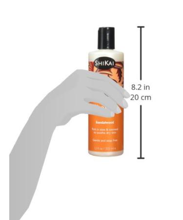 Shikai Sandalwood Shower Gel - 12 oz | Natural Body Wash - Buy Online on GoSupps.com