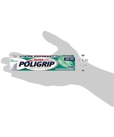 Super Poligrip Denture Adhesive Cream - Free 2.4 Oz | Strong Hold & All-Day Comfort | International Shipping Available - Buy Online on GoSupps.com