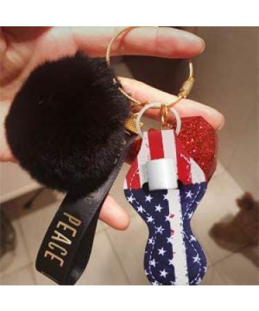 Wristlet Chapstick Holder Keychain for Women | Sunflower & Cactus Keychain Accessories - Buy Online on GoSupps.com