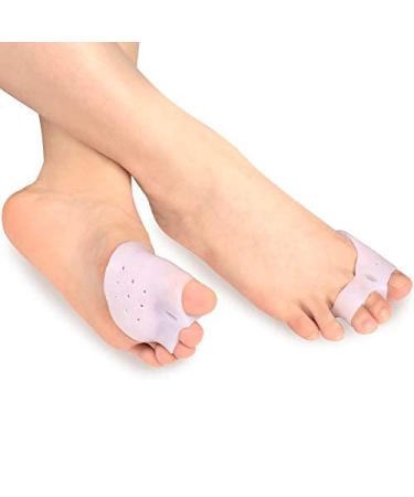 Haofy Hallux Valgus toe spreader Great toe slippery silicone gel toe savings hammer toe corrector with forefoot pillow 1 pair of bunion corrector toes correction for bunion pain relief