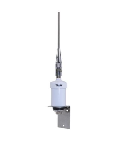TRAM(R) 1602 38" VHF 3dbd Gain Marine Antenna with Quick-Disconnect Thick Whip, Silver