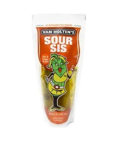 Candybox Sour cucumber van Holten s sour pimple - cucumber in the bag range - trial collection - pickled cucumber - unusual gift - fat -free gluten -free - 196 gram 1 pack sour Sour
