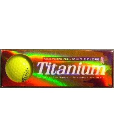 TiTech Titanium Optimum Distance Golf Balls (3) - (Women's)