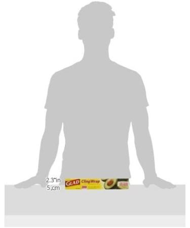 Glad ClingWrap Plastic Wrap - 200 Sq Ft Roll (Packaging May Vary) - Buy Online on GoSupps.com
